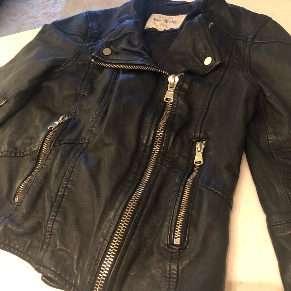Real leather jacket
